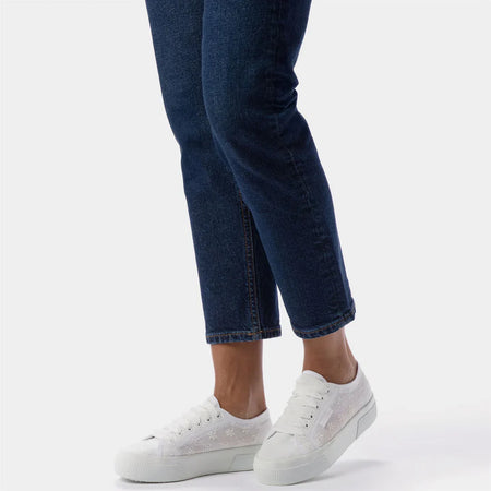 Superga scarpa donna Sneakers con Zeppa Floreali Bianche da Donna per Tempo Libero
Flower Sangallo 2740