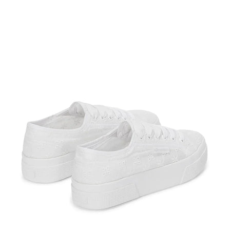 Superga scarpa donna Sneakers con Zeppa Floreali Bianche da Donna per Tempo Libero
Flower Sangallo 2740