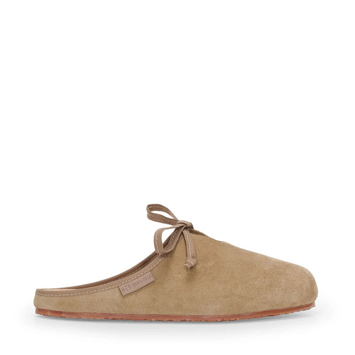 Ballerine Donna Superga S31615W slipper in pelle scamosciata – Beige