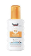 EUCERIN SUN PROTECTION KIDS SUN SPRAY SPF 50+ - protegge e lenisce la pelle sensibile dei bambini -senza profumo ed extraresistente all'acqua - 200ml