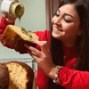 Panettone Artigianale Siciliano Pandorato 1kg Con Crema Di Pistacchio 200g Artigianale Made in Italy