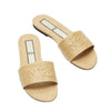 N°21 ciabatte donna n21 - flat raffia - beige da donna