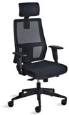 Poltrona ergonomica da ufficio presidenziale con poggiatesta
