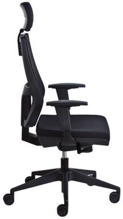 Poltrona ergonomica da ufficio presidenziale con poggiatesta