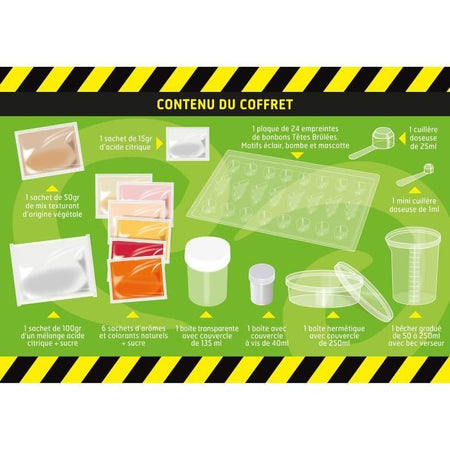 TETES BRULEES 430399 - La Mini Fabrik a Bonbons - Aromi e coloranti naturali