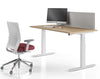Scrivania regolabile elettricamente in altezza con display cm. 120/140/160x80x66/126h
