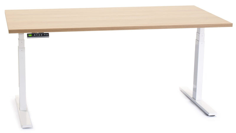 Scrivania regolabile elettricamente in altezza con display cm. 120/140/160x80x66/126h