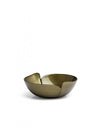 Centrotavola Evviva 5860 Bolo in vetro trasparente, diametro 22 cm, oggetto decorativo elegante per tavola, casa o composizioni.