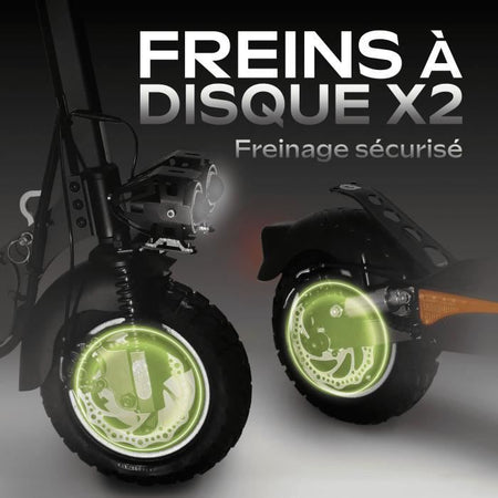 Scooter elettrico fuoristrada - URBANGLIDE - ECROSS PRO 2 - 10 - 48V - 800 W - 13Ah - Autonomia 50KM