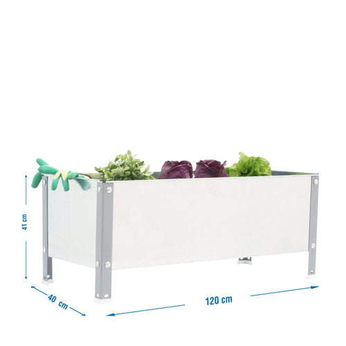 SIMONGARDEN URBAN 410x1200x400 GRIS/GALV-150l