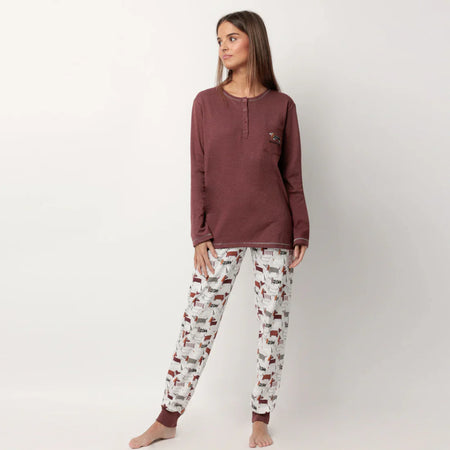 Admas Pigiama da Donna in Caldo Cotone 63622 2510S30