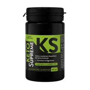 Keto Supreme - Integratore Naturale Dimagrante con Griffonia, Mate e Fieno Greco | Brucia Grassi e Controllo dell'Appetito | 30 Compresse