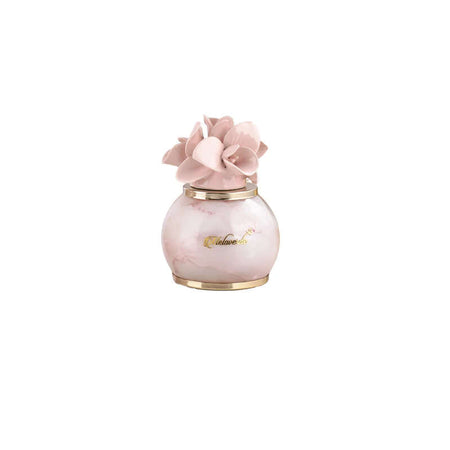 Lampada Orchidea Rosa Melaverde – Bomboniera Porcellana 10x13,5 cm