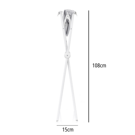 JANE' Stand Supporto con Vaschetta da Bagno Pieghevole Oasis - colore WHITE