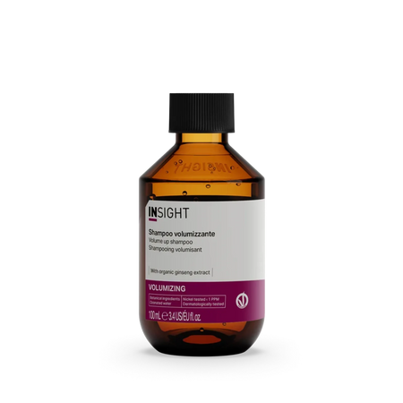 Shampoo Volumizzante Capelli Fini Insight Volume Up – Shampoo Leggero Professionale con Ginseng, Psillio e Ortica Bio, Dona Volume e Corpo Senza Appesantire, Capelli Più Folti e Luminosi