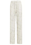 calvin klein PANTALONE LW SHINY SATIN PYJAMA PANT da donna