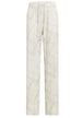 calvin klein PANTALONE LW SHINY SATIN PYJAMA PANT da donna
