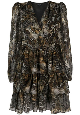 JUST CAVALLI Abito PL GEORGETTE PR PYTON da donna