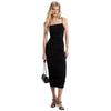 MICHAEL KORS vestiti casual donna michael kors - ruchd fittd midi drs - nero da donna