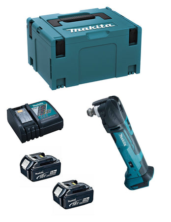 Utensile Multifunzione MAKITA DTM51RTJ (2 x 5,0Ah + DC18RC + MAKPAC 3)