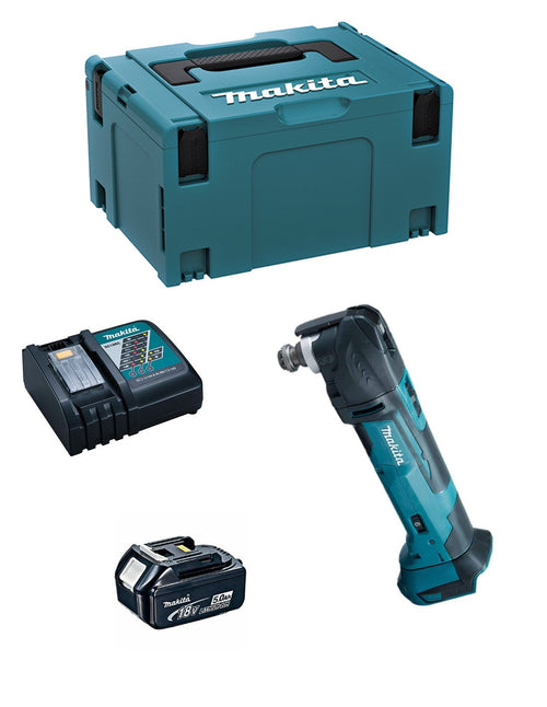 Utensile Multifunzione MAKITA DTM51RTJ1 (1 x 5,0Ah + DC18RC + MAKPAC 3)