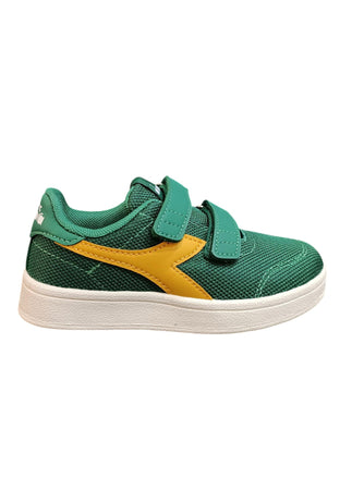 Scarpe sneakers Bambini e ragazzi Diadora bonny  verdone-giallo velcro