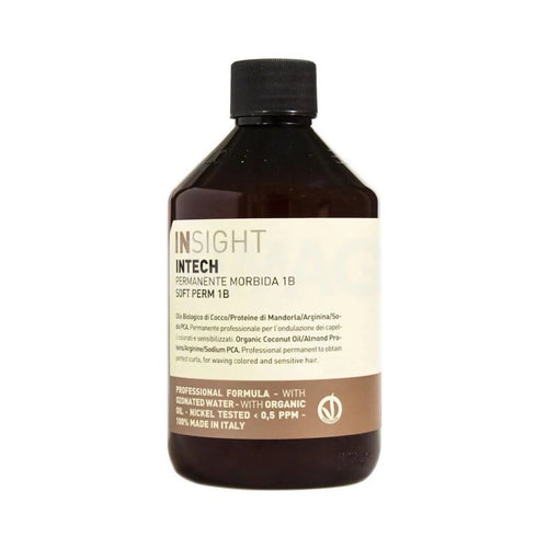 Insight Intech permanente morbida 1B 350 ml, per creare onde sui capelli colorati e sensibilizzati.