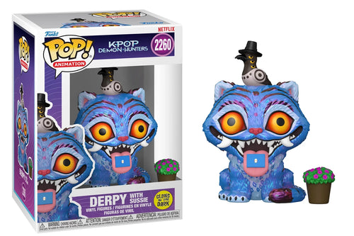 KPOP DEMON HUNTERS - Tiger w/Bird Derpy with Sussie GITD Funko Pop 2260