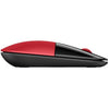 Mouse wireless HP Z3700 V0L82AA - Rosso cardinale