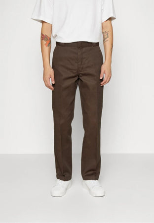 DICKIES PANTALONE 874 work pant rec dark brown da uomo