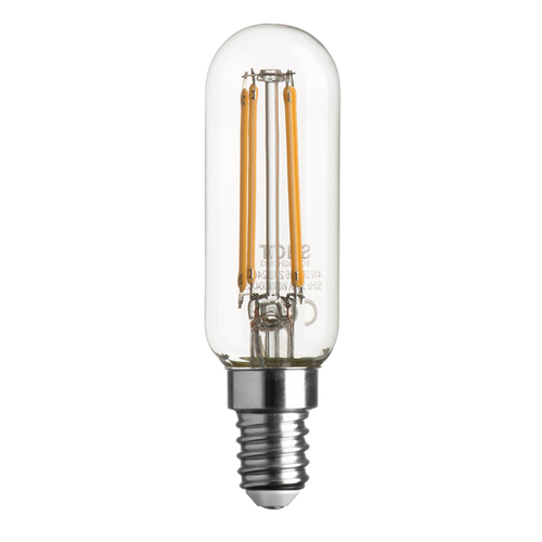 Lampadina Filamento LED E14 TUBOLARE T25 Filamento 3000K 4,5W 470 lm - ElettroWatt.eu