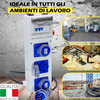QUADRO ELETTRICO DA CANTIERE ASC 220V MONOFASE CON 3 PRESE IP67 DA 16A + FUNGO DI EMERGENZA - ElettroWatt.eu