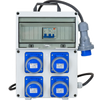 QUADRO ELETTRICO DA CANTIERE ASC 220V MONOFASE CON 4 PRESE IP67 DA 16A - ElettroWatt.eu