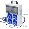 QUADRO ELETTRICO DA CANTIERE ASC 220V MONOFASE CON 4 PRESE IP67 DA 16A - ElettroWatt.eu