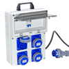 QUADRO ELETTRICO DA CANTIERE ASC 220V MONOFASE CON 4 PRESE IP67 DA 16A - ElettroWatt.eu