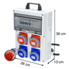 QUADRO ELETTRICO DA CANTIERE ASC 380V CON 2 PRESE 220V e 2 PRESE TRIFASE - ElettroWatt.eu