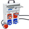 QUADRO ELETTRICO DA CANTIERE ASC 380V CON 2 PRESE 220V e 2 PRESE TRIFASE + FUNGO DI EMERGENZA - ElettroWatt.eu