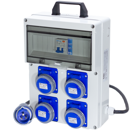 QUADRO ARCHIMEDE 4 PRESE 2P+T 16A 230V IP67 - ElettroWatt.eu