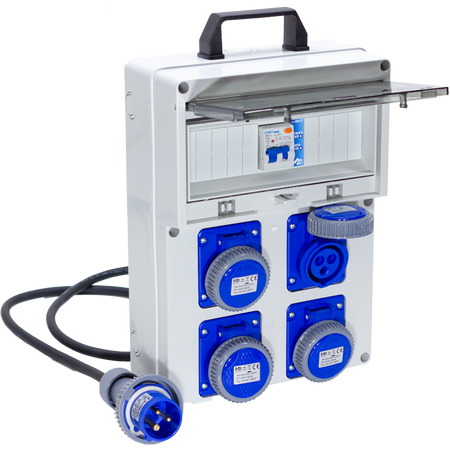 QUADRO ARCHIMEDE 4 PRESE 2P+T 16A 230V IP67 - ElettroWatt.eu