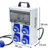 QUADRO ELETTRICO DA CANTIERE ASC 4 PRESE CON PRESA SHUCKO AGGIUNTIVA - ElettroWatt.eu