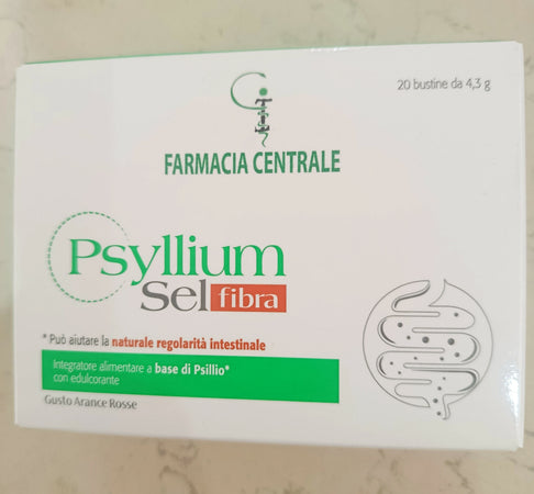 fpi farmacia centrale dr Michele Iadevaia psyllium sel fibra per la naturale regolarità intestinale gusto arance rosse 20 bustine