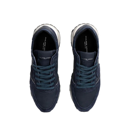 Philippe Model sneaker uomo philippe model - tropez haute low man - blu da uomo