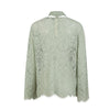 Dexterior bluse e camicie donna d.exterior - pizzo dentelle tunica sciarpa - verde da donna