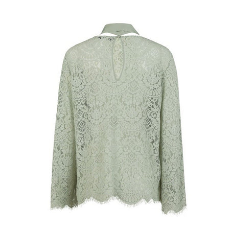 Dexterior bluse e camicie donna d.exterior - pizzo dentelle tunica sciarpa - verde da donna
