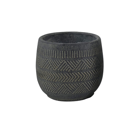 BOSSOLO - vaso in fibra sintetica Antracite