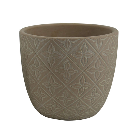 MIMOLO - vaso in fibra sintetica Marrone