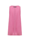 Tom Ford Top smanicato in seta rosa da donna
