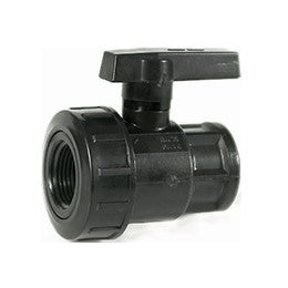 Valvola a Sfera Monoghiera in PVC con Filetto Femmina/Femmina d.1"x1" Irritec