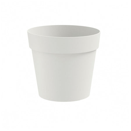 Vaso tondo in plastica "Cinqueterre" per fiori e piante