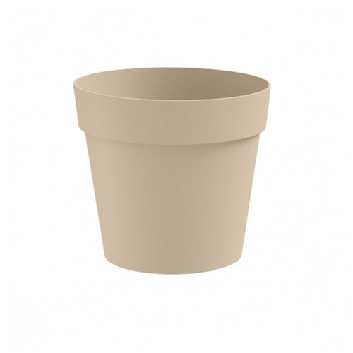 Vaso tondo in plastica Cinqueterre per fiori e piante